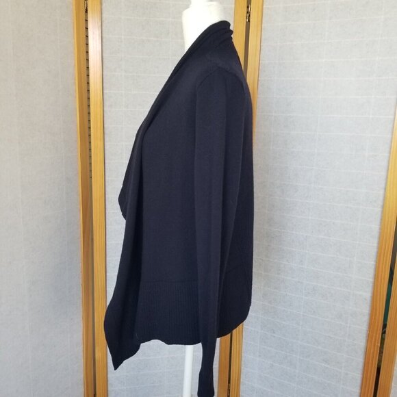 LOFT Black Open Front Cardigan - Picture 4 of 10